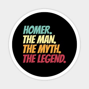 Homer The Man The Myth The Legend Magnet